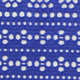 Blue Geometric Jacquard, Polyester — texture