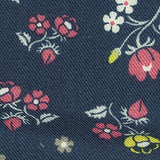 Pink Floral Woven, Viscose — texture