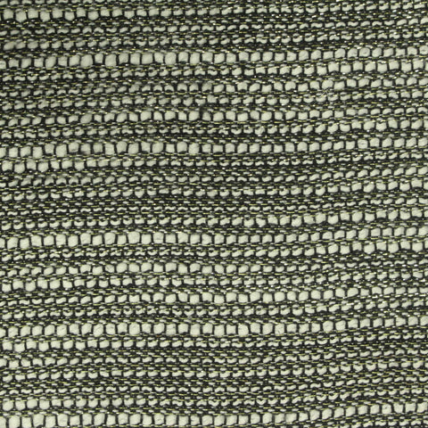 Slub Polyester Metallic Woven Fabric, 270 gsm, 160 cm — Black