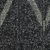 Black Chevron Chunky Knit, Viscose-Poly — texture