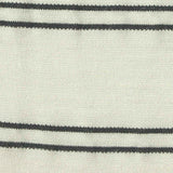Dark Grey Horizontal-Stripe Crepe, Viscose — texture