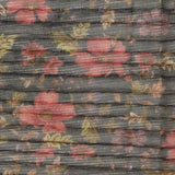 Pink Floral Knit, Polyester