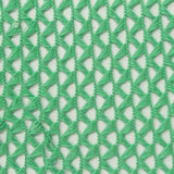 Green Openwork Warp Knit, Polyester