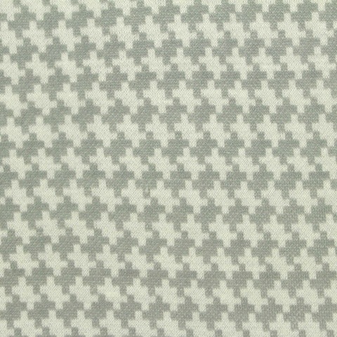 Grey Houndstooth Jacquard, Viscose-Poly