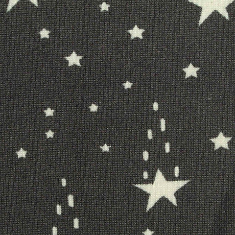 White Stars Milk Silk Knit, Polyester, 190 gsm
