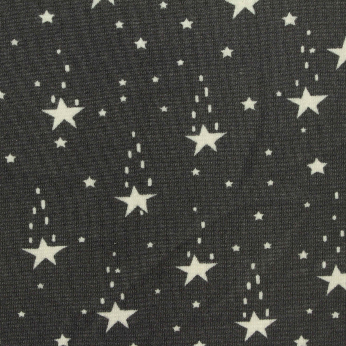 White Stars Milk Silk Knit, Polyester, 190 gsm