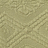 Light Green Geometric-Diamond Interlock Knit, Polyester — texture