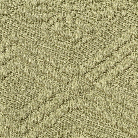 Light Green Geometric-Diamond Interlock Knit, Polyester