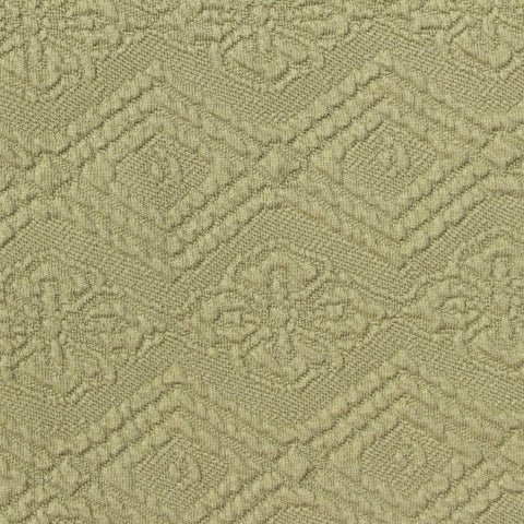 Light Green Geometric-Diamond Interlock Knit, Polyester