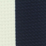 Navy Vertical-Stripe Knit, Polyester — texture
