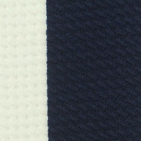 Navy Vertical-Stripe Knit, Polyester