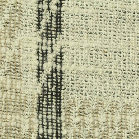 Cream Grid Chunky Knit, Cotton-Poly