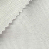 Polyester Stretch Rib Knit Fabric, 210 gsm, 160 cm — White — texture
