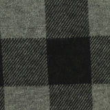 Black Plaid Jacquard, Poly-Viscose