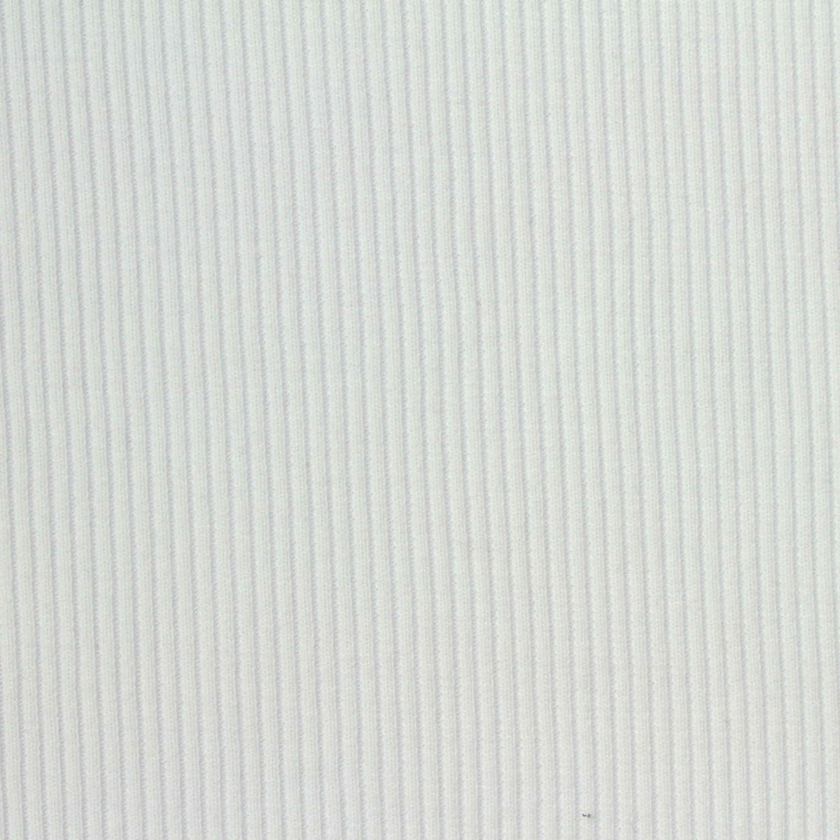 Polyester Viscose Stretch Rib Knit Fabric, 460 gsm, 140 cm — White
