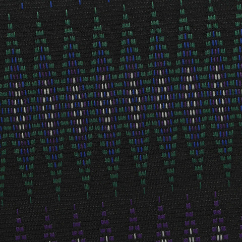 Green Zigzag Interlock Knit, Polyester