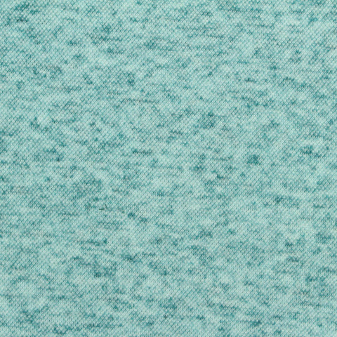 Dark Teal Fine-Marl Piqué Knit, Polyester