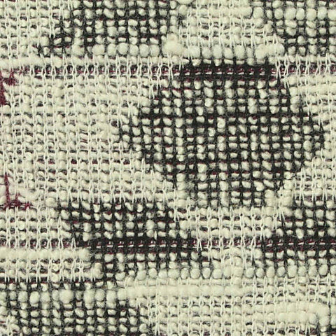 Off-White Abstract Chunky Knit, Cotton-Poly