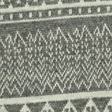 Grey Bands Interlock Knit, Poly-Viscose — texture