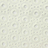 Cream Eyelet Woven, Cotton
