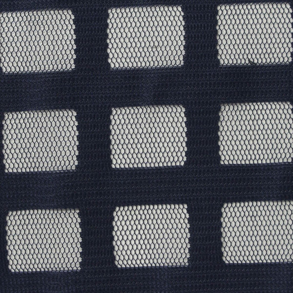 Jacquard Polyester Stretch Mesh Fabric, 200 gsm, 160 cm — Navy