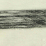 Marled Grey Horizontal-Stripe Chunky Knit, Viscose-Poly — texture