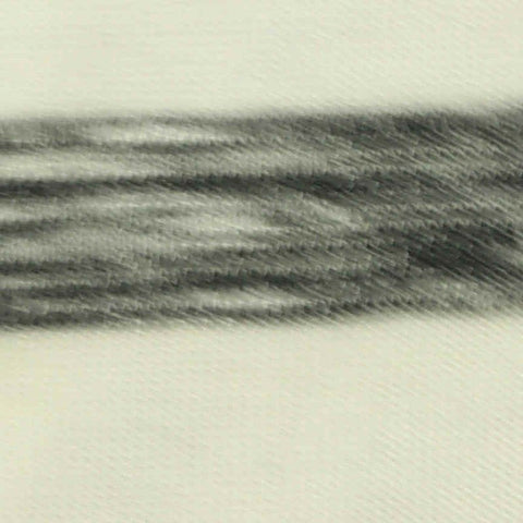 Marled Grey Horizontal-Stripe Chunky Knit, Viscose-Poly, 170 gsm