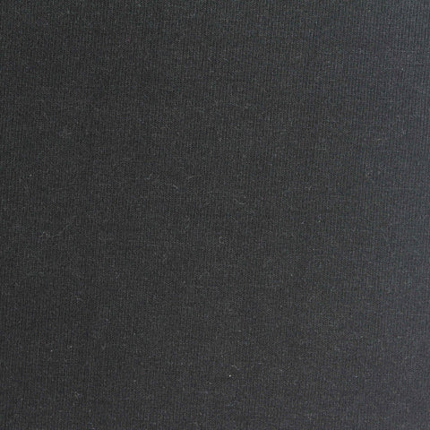 Polyester Viscose Stretch French Terry Fabric, 240 gsm, 160 cm — Black, ref EF-269398
