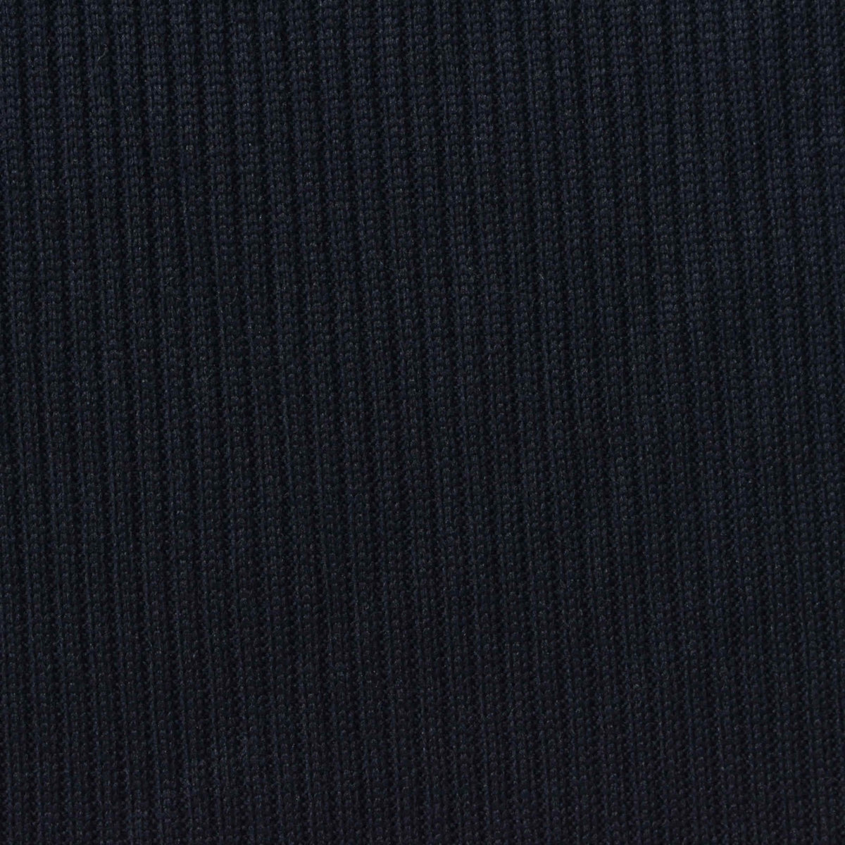 Brushed Polyester Stretch Rib Knit Fabric, 250 gsm, 140 cm — Navy