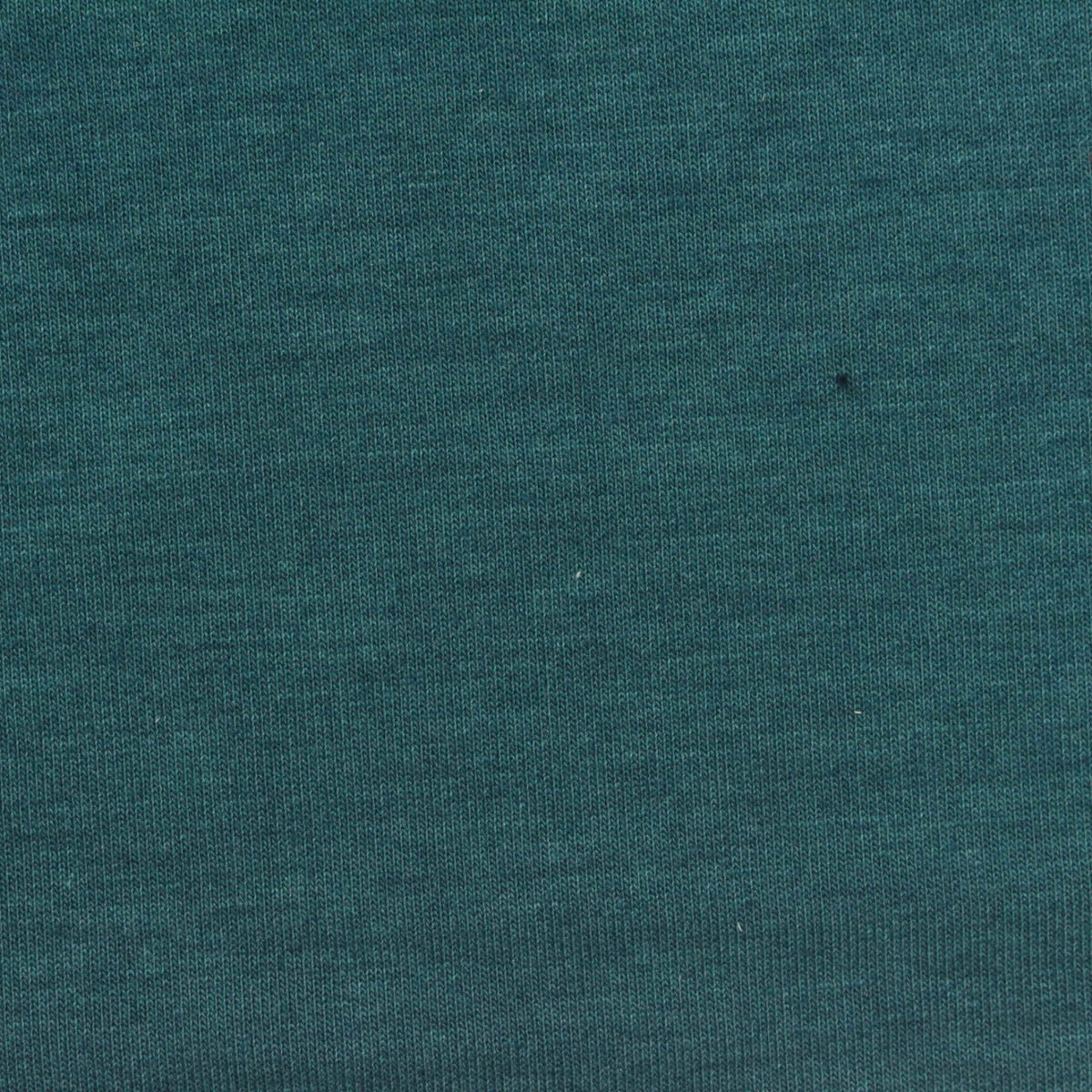 Dark Teal Heather French Terry, Poly-Viscose