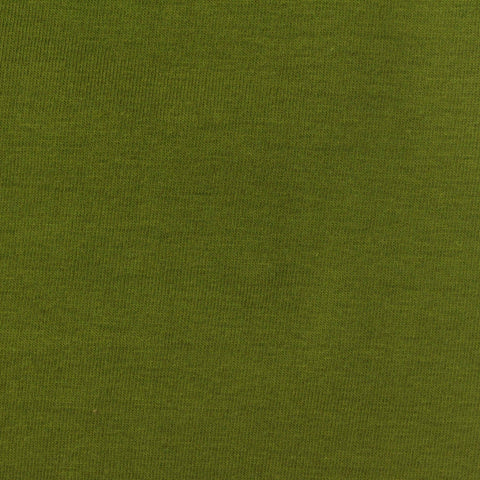 Cotton Stretch Jersey Knit Fabric, 170 gsm, 160 cm — Green