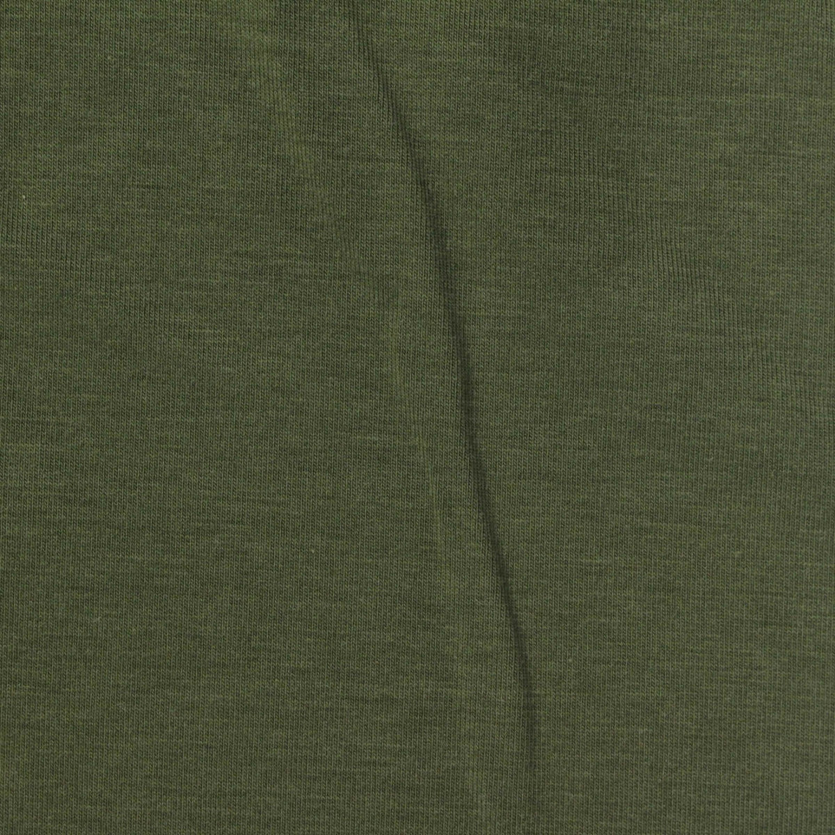 Olive Jersey Knit, Cotton-Viscose