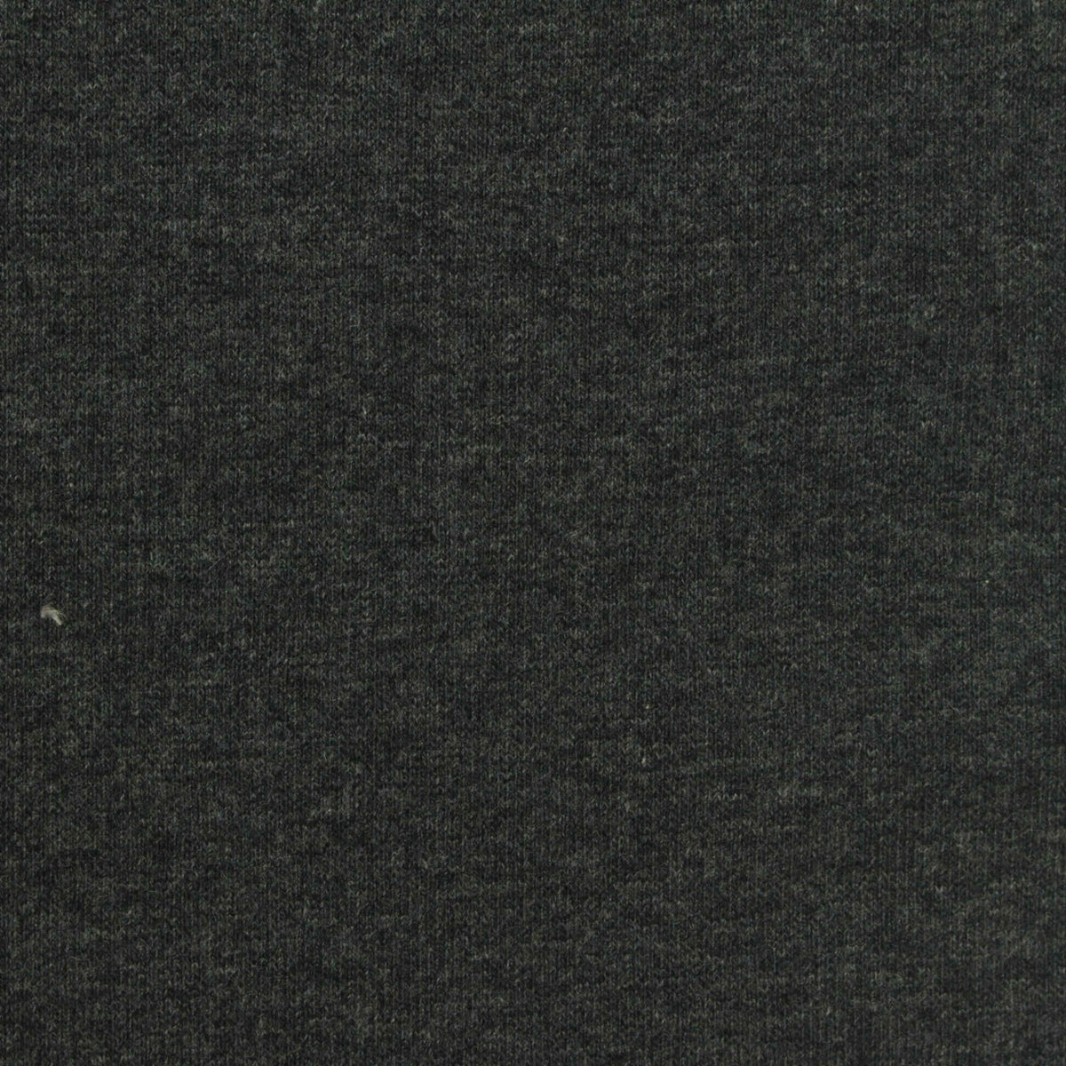 Dark Grey Marl Rib Knit, Poly-Cotton, 320 gsm, 140 cm