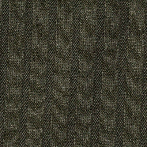 Viscose Stretch Rib Knit Fabric, 220 gsm, 140 cm — Green, ref EF-269460
