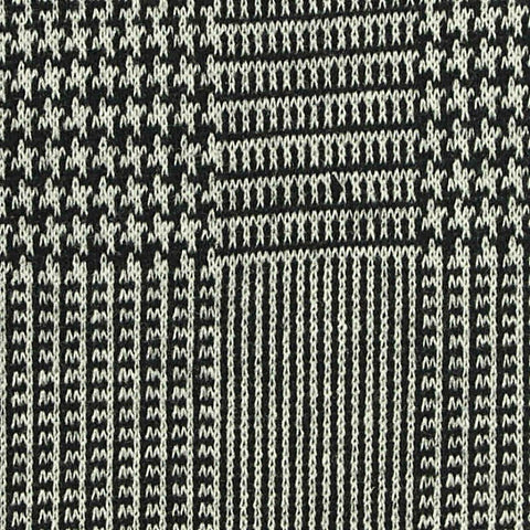 Black Plaid Jacquard, Poly-Viscose, 280 gsm