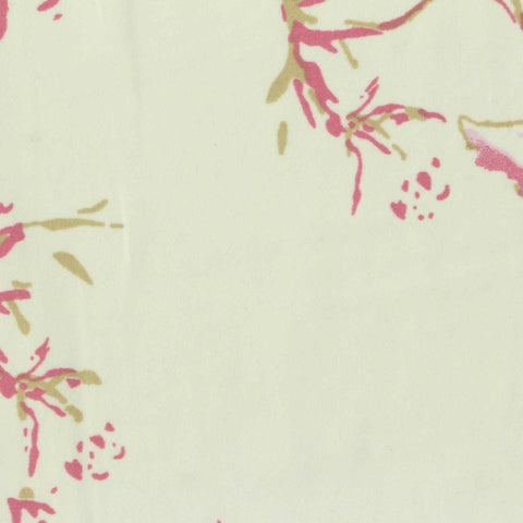 Pink Floral Jersey Knit, Polyester, 200 gsm, 160 cm