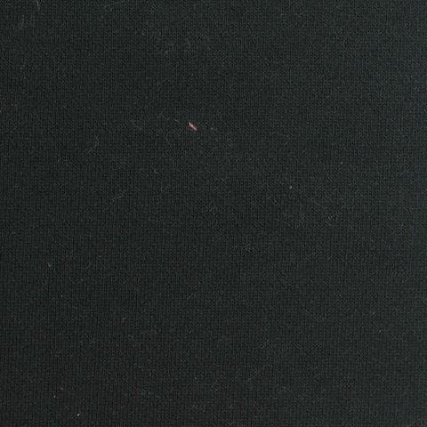Cotton Polyester French Terry Fabric, 320 gsm, 180 cm — Black