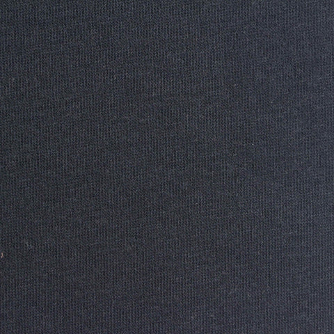 Cotton Polyester French Terry Fabric, 250 gsm, 180 cm — Navy