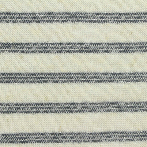 Dark Grey Horizontal-Stripe Knit, Viscose-Poly, 130 gsm, 160 cm