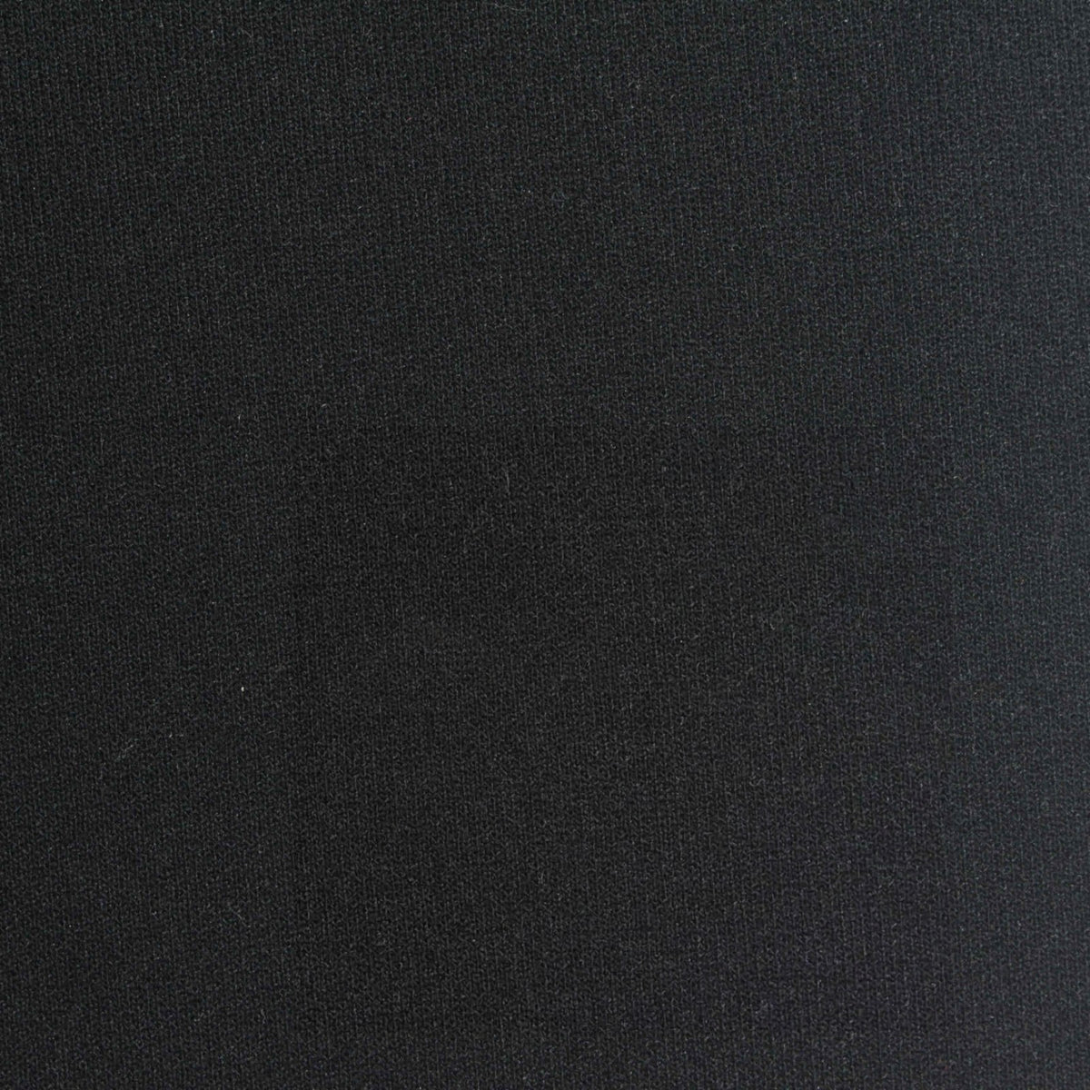 Polyester Viscose Stretch Piqué Knit Fabric — Black
