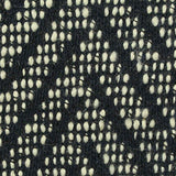 Navy Zigzag Chunky Knit, Cotton-Poly — texture