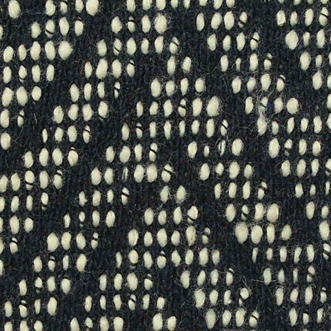 Navy Zigzag Chunky Knit, Cotton-Poly