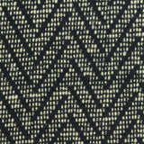 Navy Zigzag Chunky Knit, Cotton-Poly