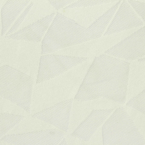 White Tone-on-Tone Interlock Knit, Polyester, 145 gsm