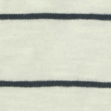 Dark Grey Horizontal-Stripe Jersey Knit, Cotton — texture