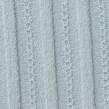 Light Blue Textured Rib Knit, Poly-Cotton — texture