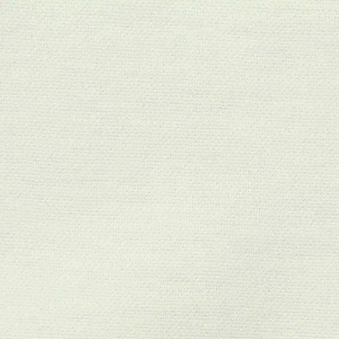 100% Cotton Interlock Knit Fabric, 140 gsm, 155 cm — White