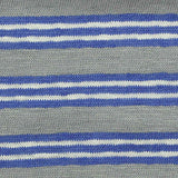 Grey Horizontal-Stripe Knit, Linen-Cotton — texture