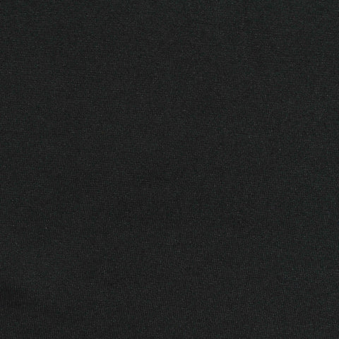 Viscose Polyester Stretch Ponte Knit Fabric, 280 gsm, 160 cm — Black