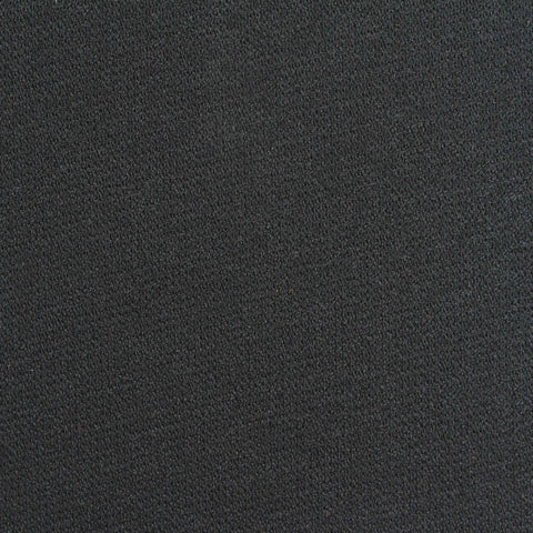 Polyester Viscose Stretch Knit Fabric, 280 gsm, 155 cm — Black